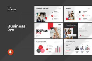 Business Pro Presentation Template, a Presentation Template by Studio_Clarity