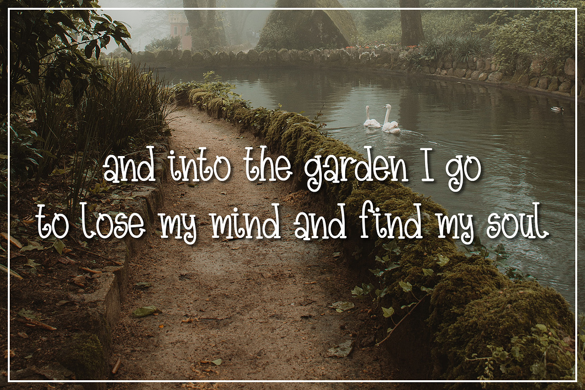 Farmhouse Garden, a Handwritten Font by Endless Time Graphics (Photo 7 of 7)