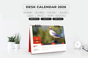 2026 Desk Calendar, a Stationery Template by MstArtwork (Thumbnail 2 of 6)