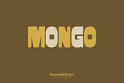 MONGO, a Font by Komet & Flicker (Thumbnail 1 of 10)