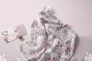 Pastel Pink Flowers Paper Pack, a Pattern Graphic by paper aesthetic (Thumbnail 7 of 9)