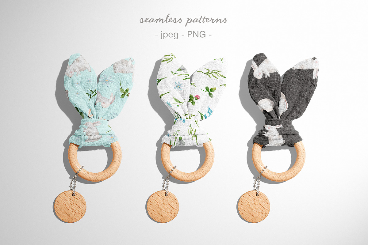 Spring watercolor clipart set, an Animal Illustration by Pattern + watercolor (Photo 5 of 11)