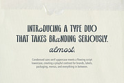 Pretty Serious Experimental Duo Sans, a Script Font by Struvictory.art (Thumbnail 2 of 9)