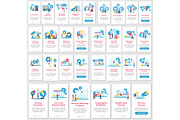 Business model mobile app screens, a Templates & Theme by IMG visuals characters (Thumbnail 1 of 8)
