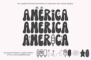 America | Retro Patriotic Font, a Sans Serif Font by KA Designs (Thumbnail 8 of 10)