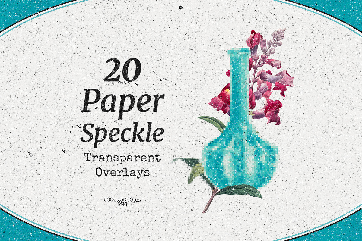 Paper Speckle Overlays, a Texture Graphic by Freezerondigital (Photo 1 of 13)