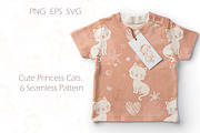 Cute Princess Cat, an Animal Illustration by EshaStudio (Thumbnail 2 of 3)