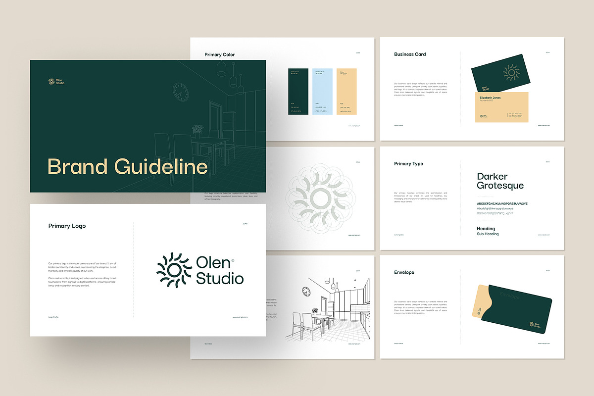 Brand Guidelines Template, a Branding & Logo Template by graphypix (Photo 1 of 7)