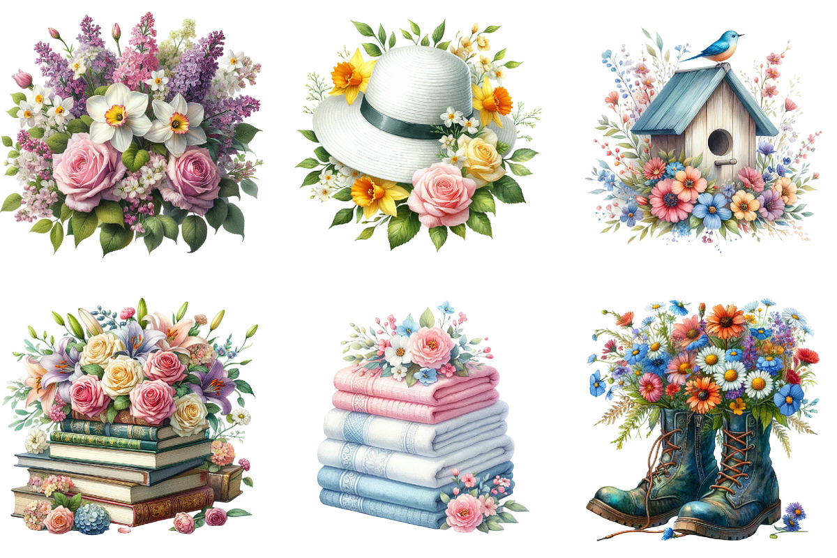 Hawaiian Summer Sublimation Clipart,, a Seasonal Illustration by DreamArtGraphic (Photo 4 of 4)