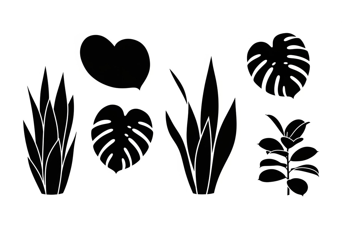 Minimal Botanical Leaf Silhouette Bu, an Illustration by Creativeshirt (Photo 24 of 51)