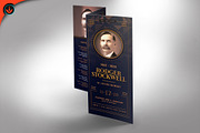 Funeral Program 23Art Deco Tri-Fold, a Brochure Template by SeraphimChris (Thumbnail 4 of 4)
