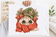Cute Christmas Dumpling Clipart, a Seasonal Illustration by SVGArt (Thumbnail 5 of 5)