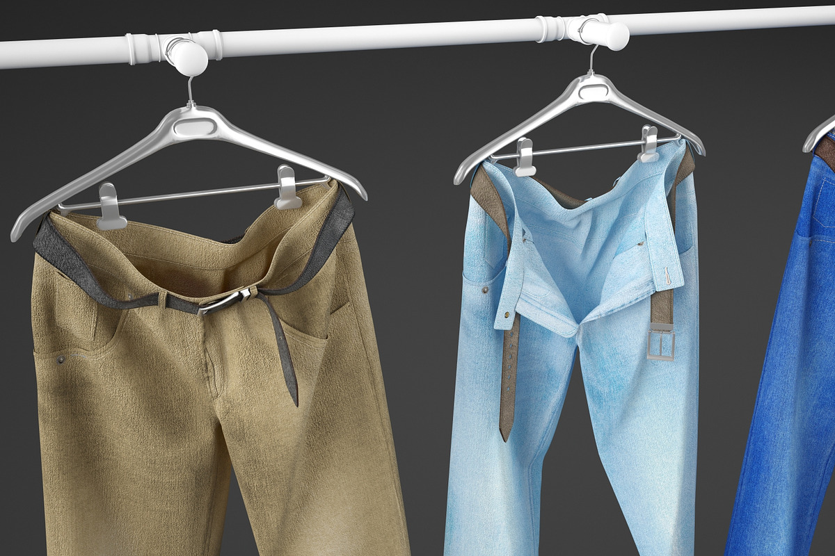 Jeans collection 3D model, a Characters & Person 3D Model by mrGarret (Photo 17 of 19)