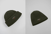 Realistic Beanie Hat Mockup 2, a Hat Mockup by Uncentrifuged Pressure (Thumbnail 12 of 13)