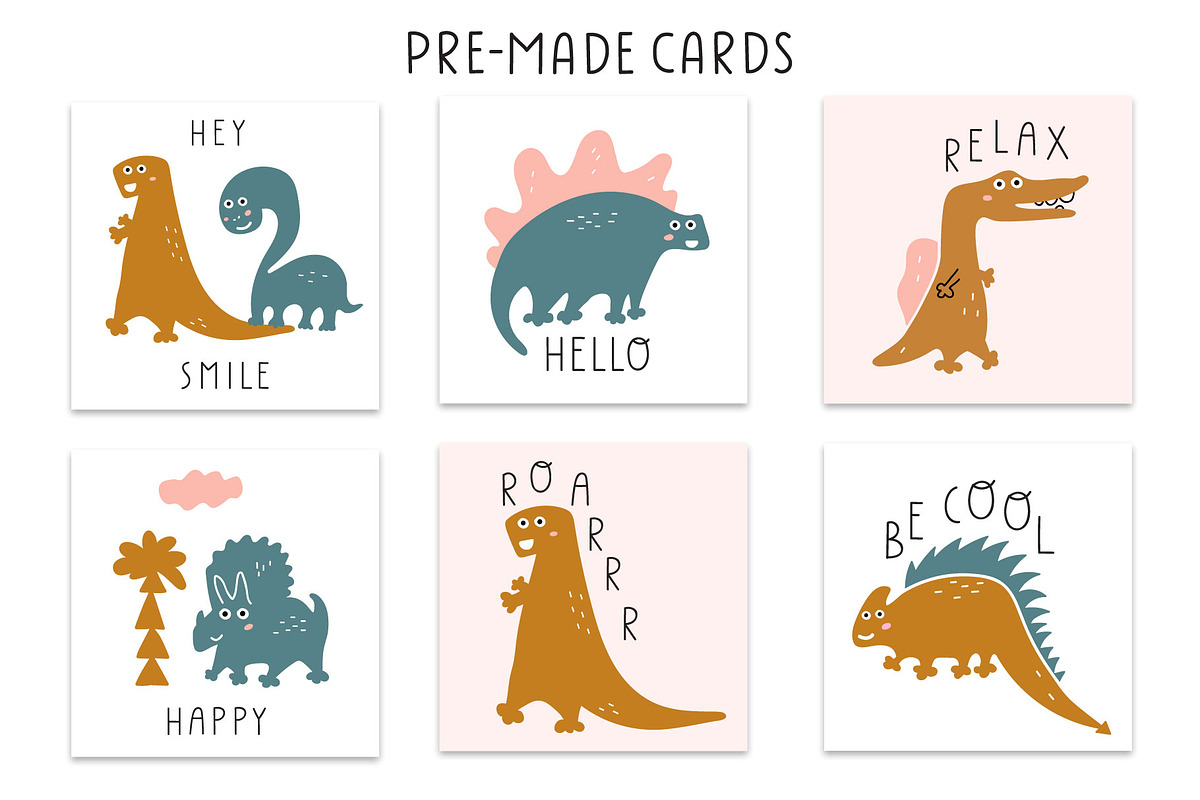 Dinosaurs, an Animal Illustration by cutelevindesign (Photo 7 of 11)
