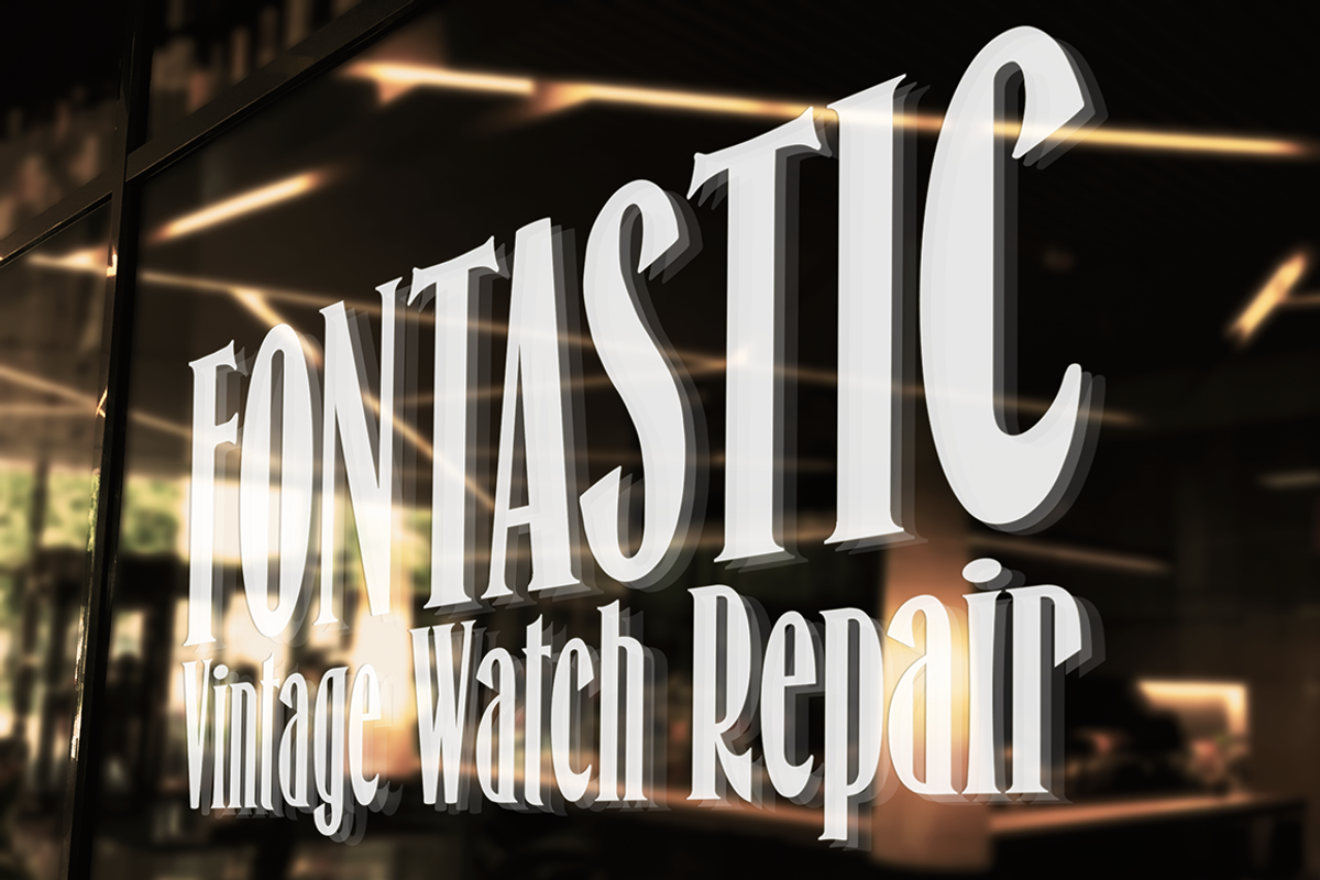 Honest Merchant Font preview 2