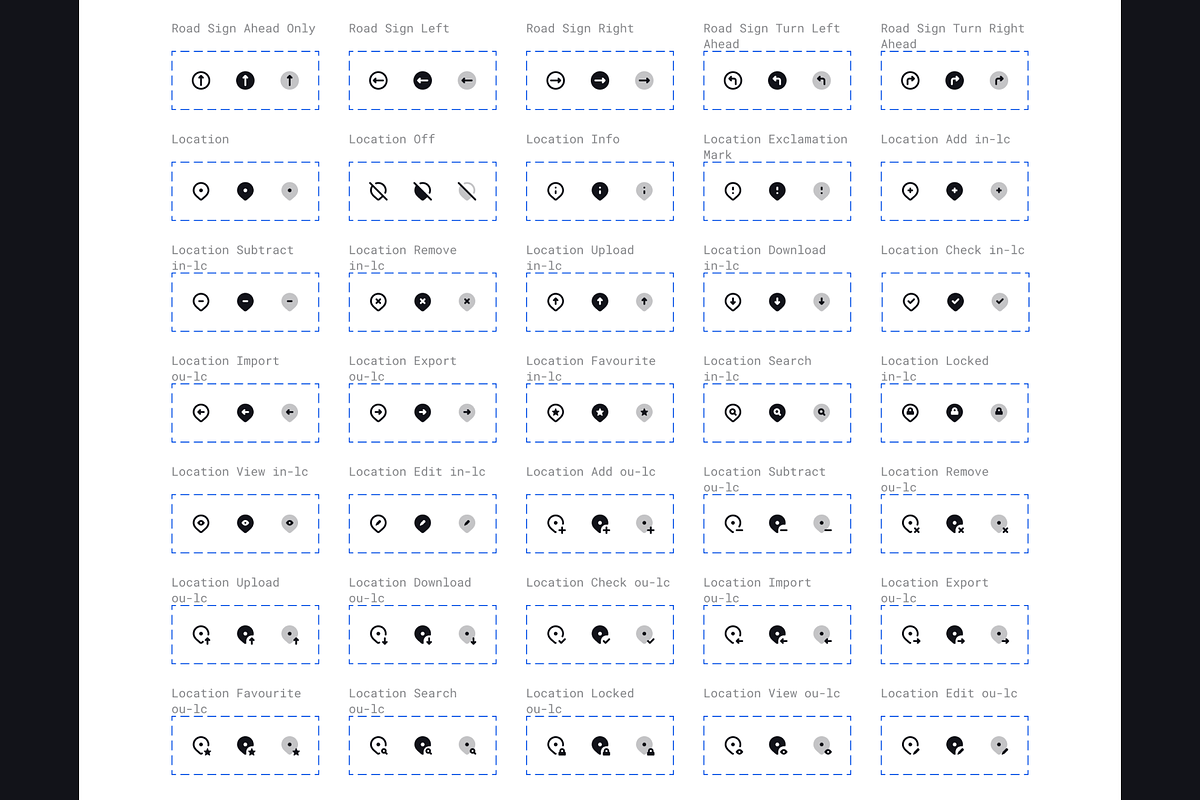 Navigation and Travel Icon Set, a Solid Icon by 123done (Photo 3 of 3)