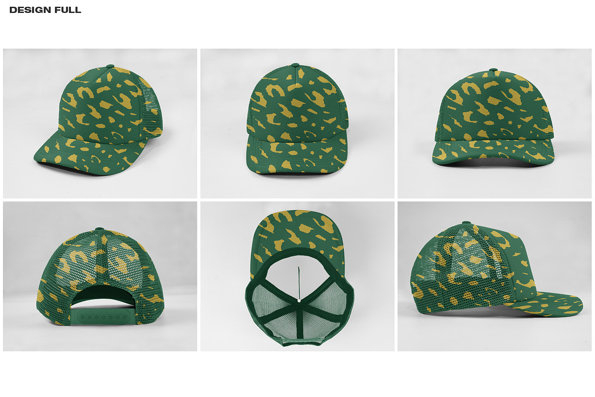 Trucker Hat V.2 - Mockup, a Hat Mockup by DaldSgh (Photo 6 of 12)