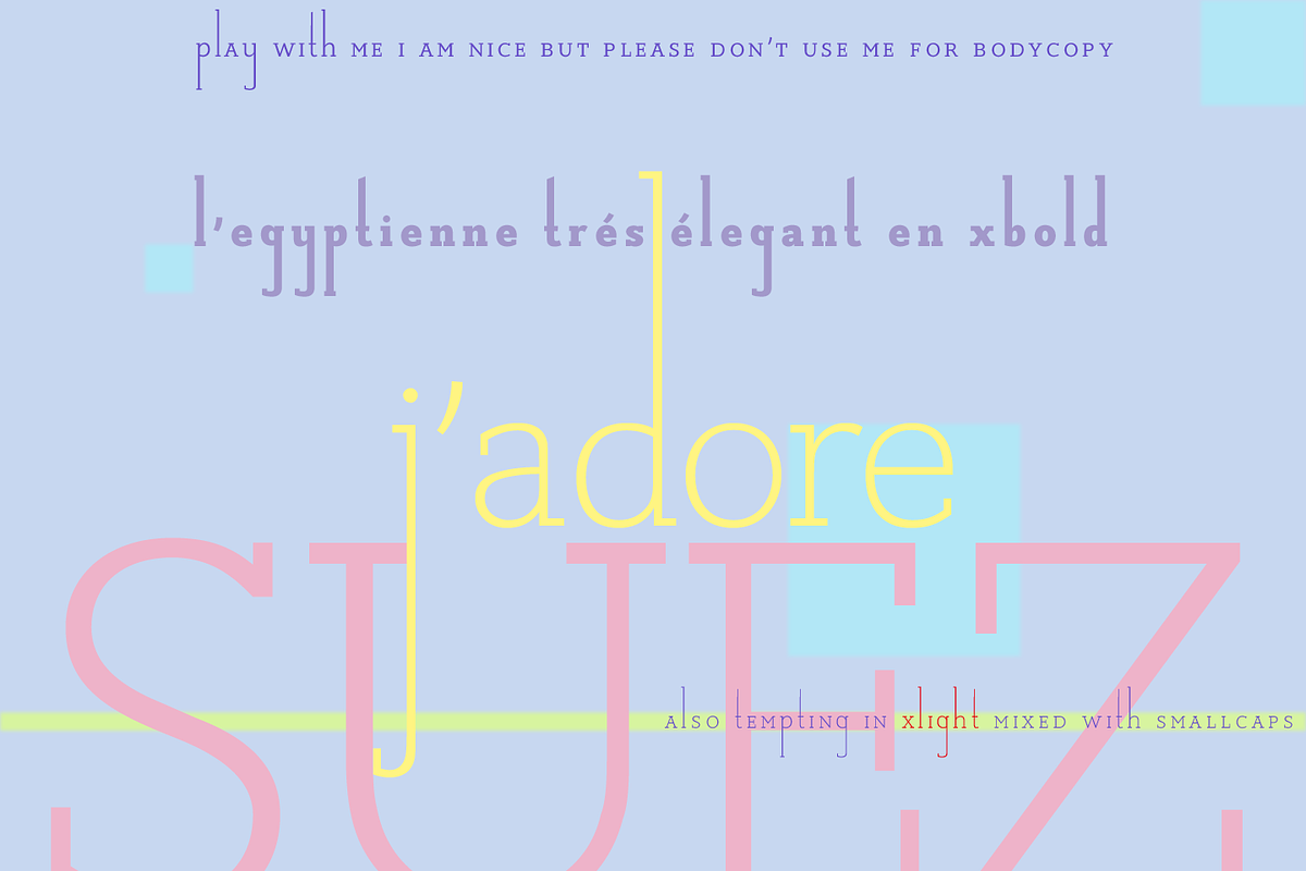 Suez font preview 4