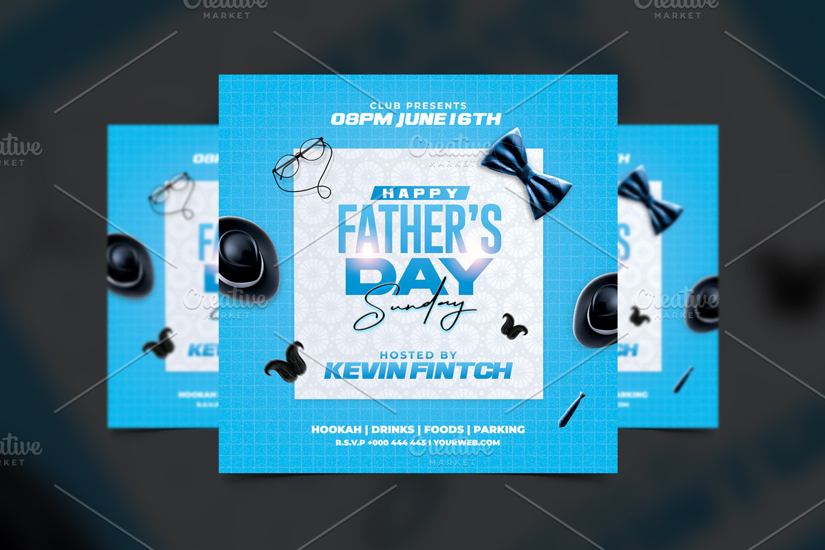 Fathers Day Flyer, a Flyer Template by FlyerPixles(SP11) (Photo 1 of 3)