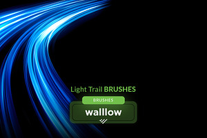 Light Trails Photoshop Brushes