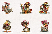 Rubber Duck Characters PNG Bundle, a Seasonal Illustration by CreationArt (Thumbnail 5 of 5)