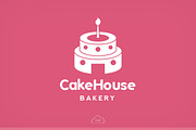 Cake House Bakery Logo Template, a Branding & Logo Template by Logo Heaven (Thumbnail 5 of 5)