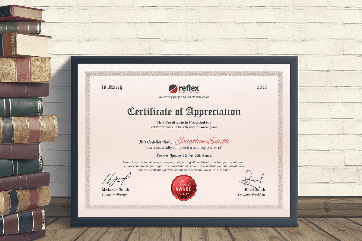 Certificate, a Stationery Template by deviserpark (Photo 6 of 8)