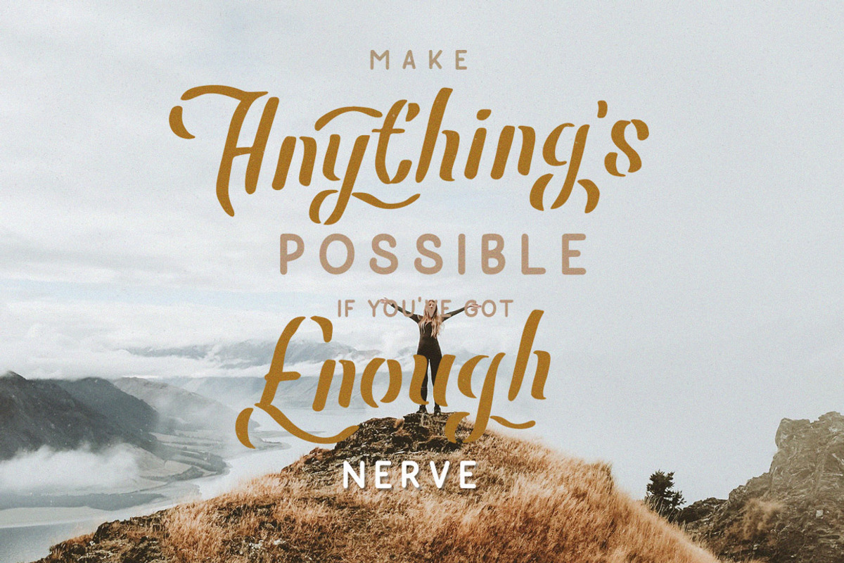 Leatherhand Stencil Fontduo, a Sans Serif Font by Anxiety Studio (Photo 13 of 16)