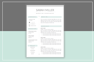 Resume Template & Cover Letter