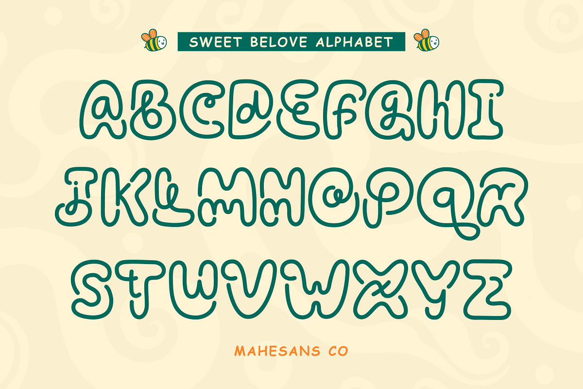 Sweet Belove – Playful Handwritten, a Handwritten Font by Mahesans Co (Photo 8 of 10)