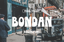 Bondan Display Font