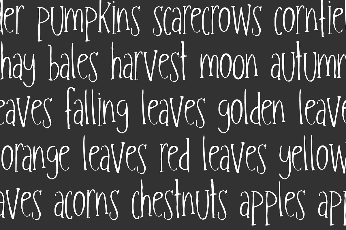 Scarecrow Horror Serif, a Serif Font by Beck McCormick (Photo 7 of 10)