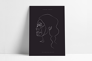 Line Art Woman Illustrations, a Person Illustration by Delightful Design (Thumbnail 4 of 8)
