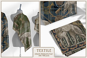 Pattern Aristocratic hunt, a Pattern Graphic by Natalia0307 (Thumbnail 6 of 11)