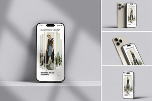iPhone 15 Pro Mockup, an iPhone Mockup by graphicsecond