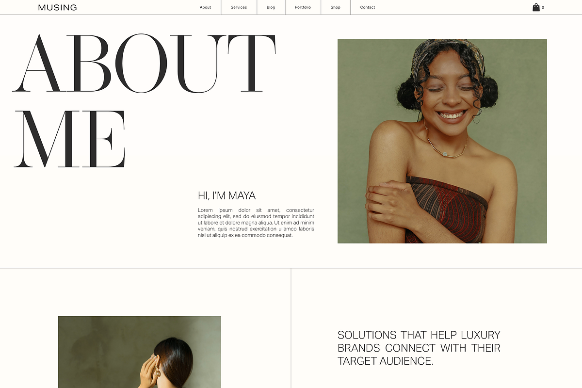 Musing: Squarespace 7.1 Template, a Squarespace Template by The Styled Square (Photo 10 of 10)