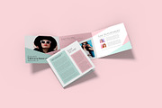 Square Trifold Brochure Mockup, a Books & Magazine Mockup by Illusiongraphic (Thumbnail 10 of 28)