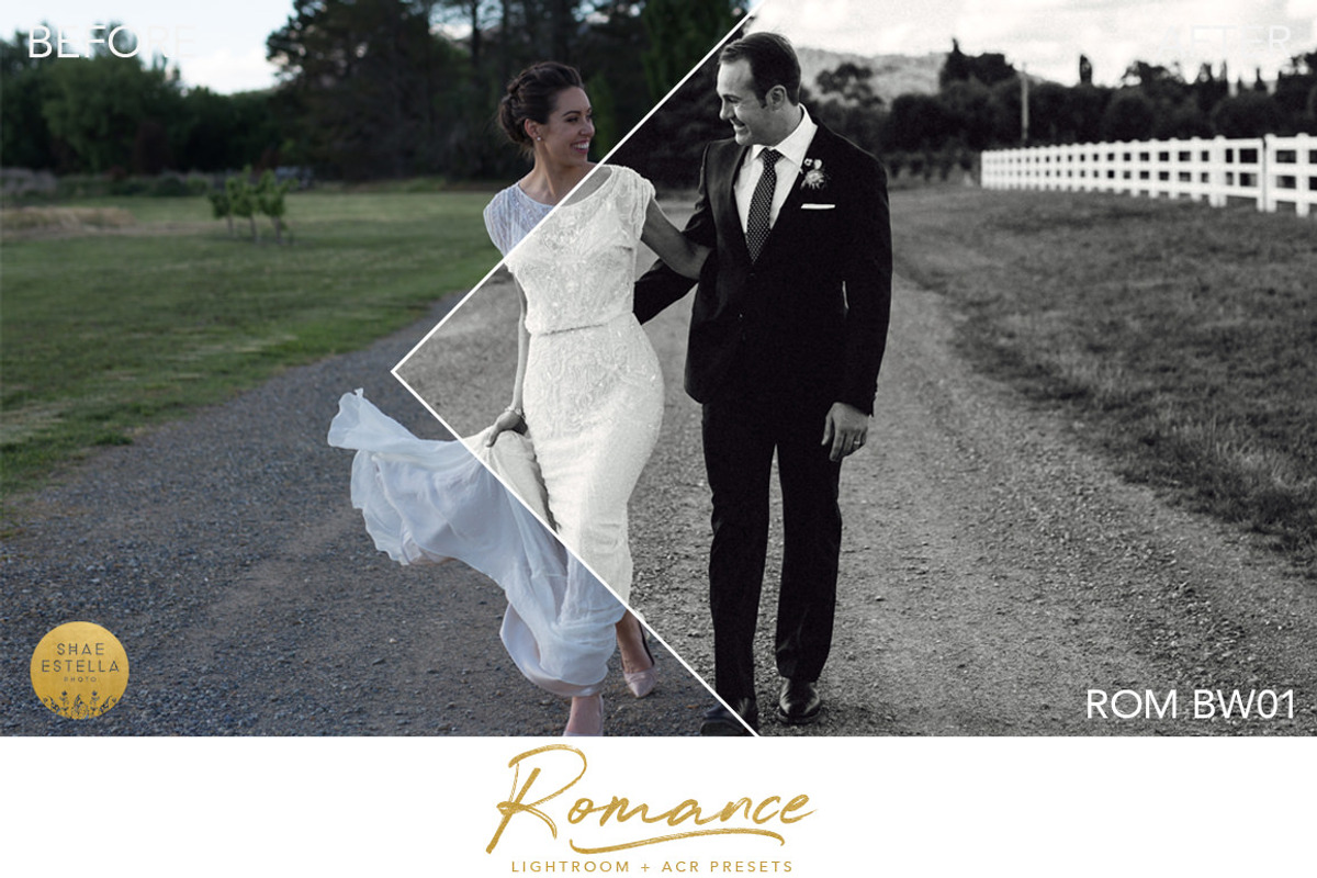 B&W Portrait Presets ACR Lightroom, an Action Add-On by Shae Estella Photo (Photo 2 of 5)