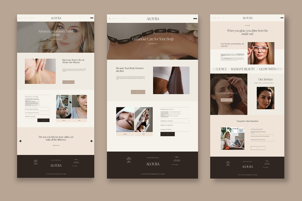 Squarespace Template for Skincare, a Squarespace Template by ItsDianaDesign (Photo 3 of 6)