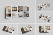Quadruple Fold Brochure Mockup, an Advertising Mockup by Rezaandika97 (Thumbnail 1 of 7)