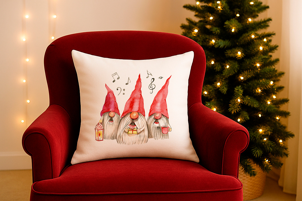 Christmas. Watercolor Clipart Set, an Illustration by NataliMiasStore (Photo 5 of 7)