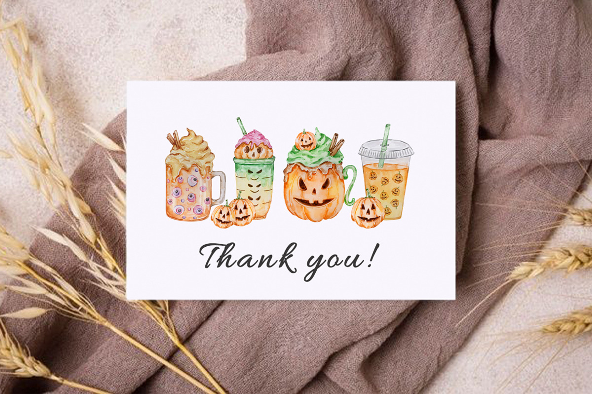 Watercolor Halloween Candy Clipart, a Food Illustration by SvetaArtStore (Photo 9 of 9)