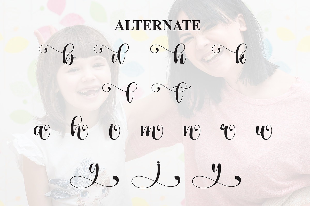Daughter | Script Font, a Handwritten Font by Scratchones (Photo 8 of 9)