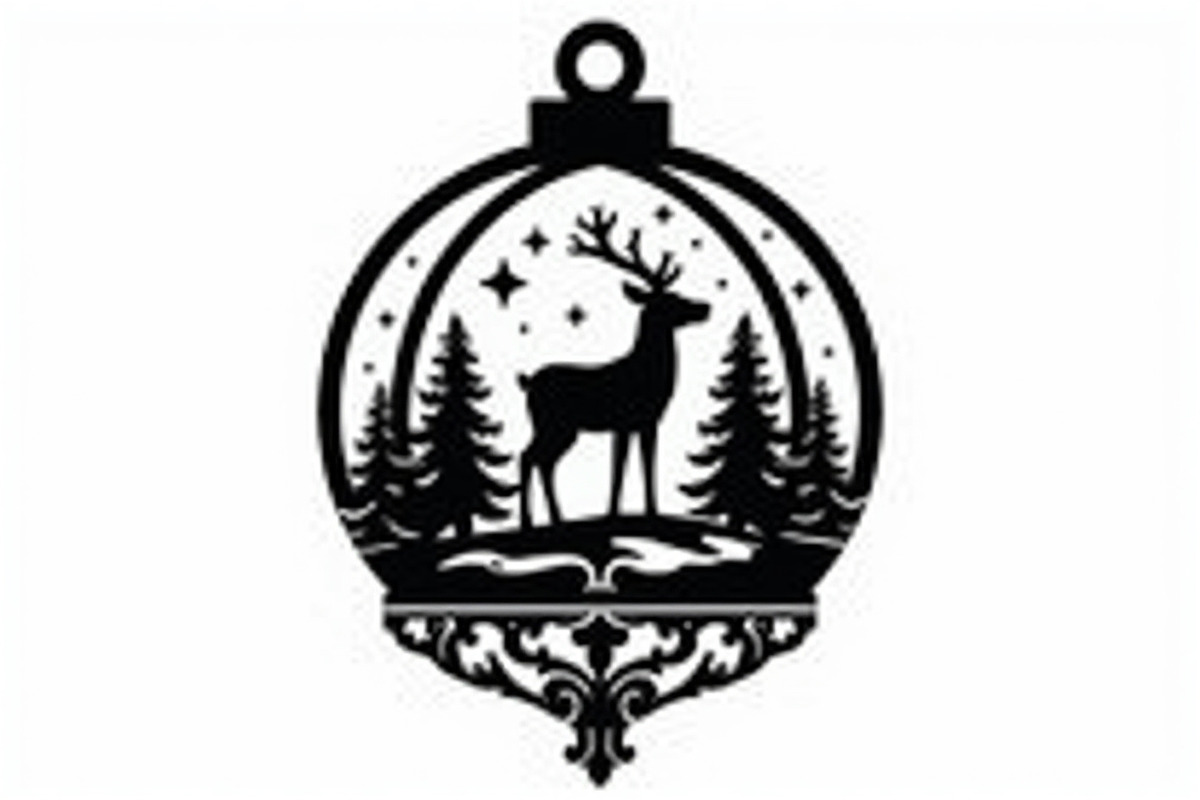 Christmas Ornament Laser Cut Design, a Graphic by balal (Photo 7 of 16)