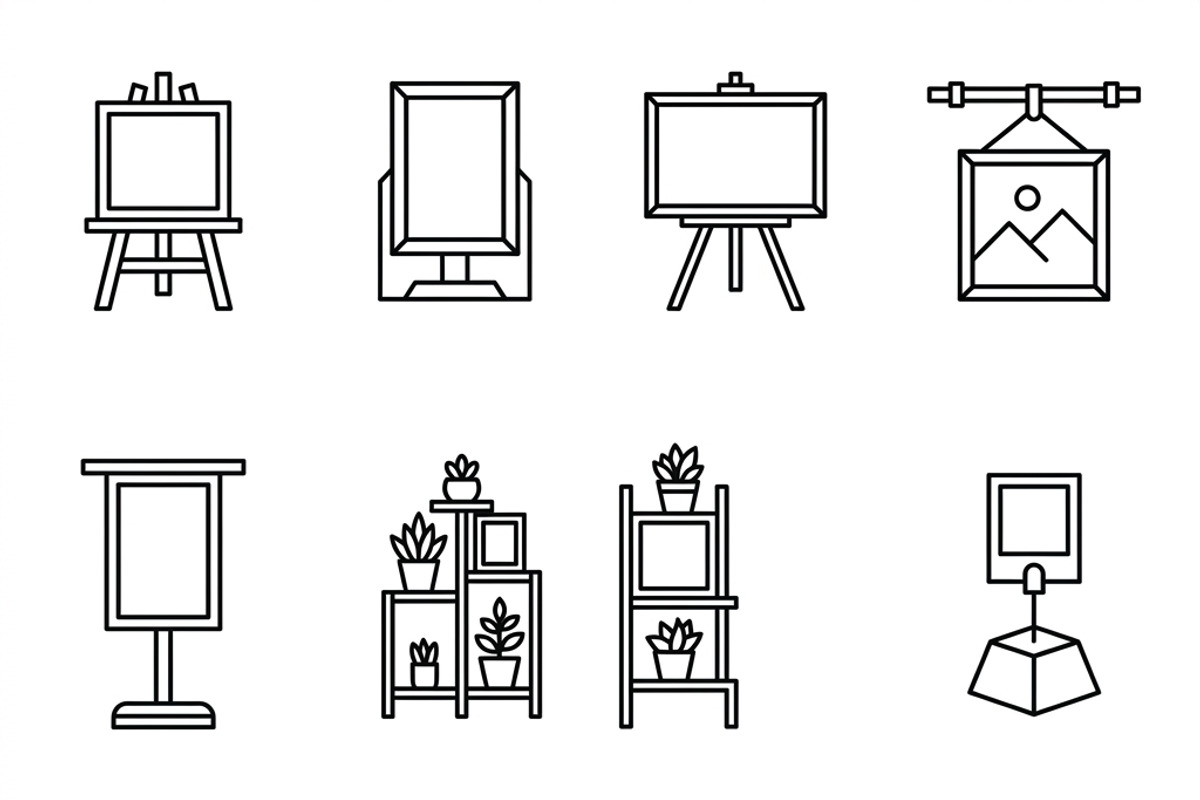 Bundles Set Optical Store Icons, an Outline Icon by adenpinkstore (Photo 32 of 44)