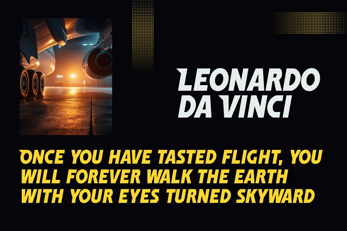 Wingbound - Aviation Typeface, a Sans Serif Font by HipFonts (Photo 5 of 9)