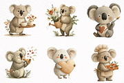 Whimsical Summer Teddy Bear Clipart, an Illustration by DreamArtGraphic (Thumbnail 2 of 8)