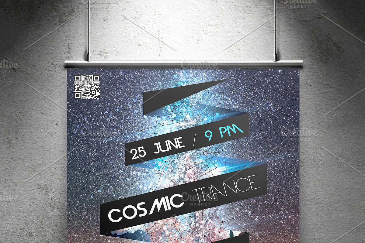 A4 Flyer & Poster Mock-up, a Print Template by CREATIVE DUDE (Photo 3 of 7)
