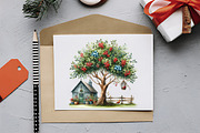 Christmas Tree & Ornaments Cliapart, an Illustration by RobertsArt (Thumbnail 5 of 7)